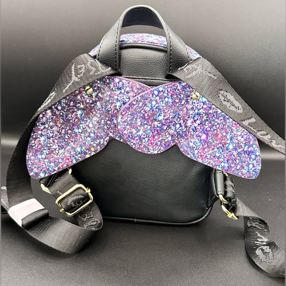 New betsey johnson Mini Sparkling Wings Backpack - Picture 2 of 10